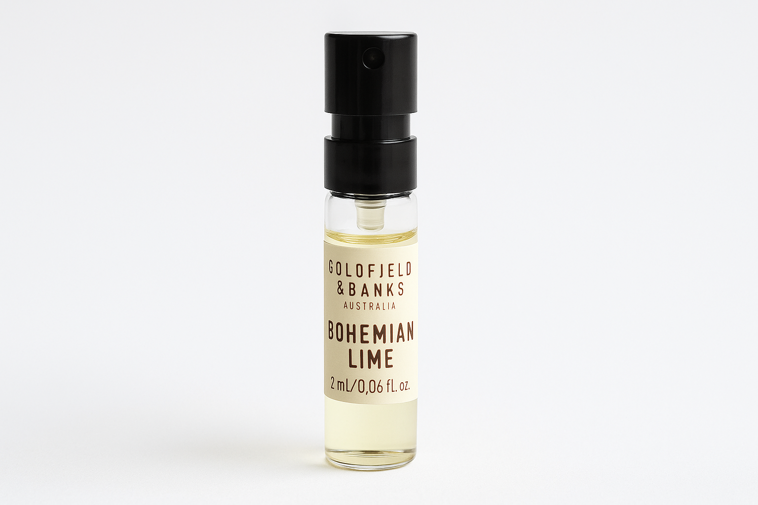 골드필드 앤 뱅크스 오스트레일리아 보헤미안 라임 2ml 0.06 fl. oz. 공식 향수 샘플 골드필드 앤 뱅크스 오스트레일리아 보헤미안 라임 2ml 0.06 fl. oz. 공식 향수 샘플