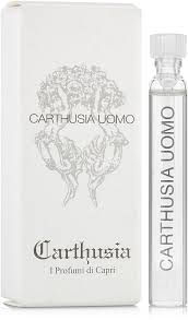 공식 Carthusia 향수 샘플 Carthusia Uomo 크기 2ml 0.06oz.