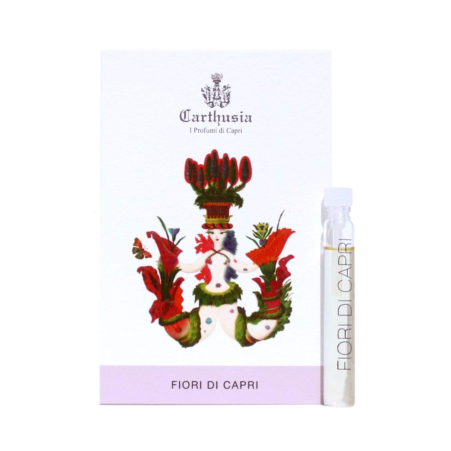 Carthusia Fiori di Capri 크기 2ml 0.06 온스의 공식 향수 샘플.