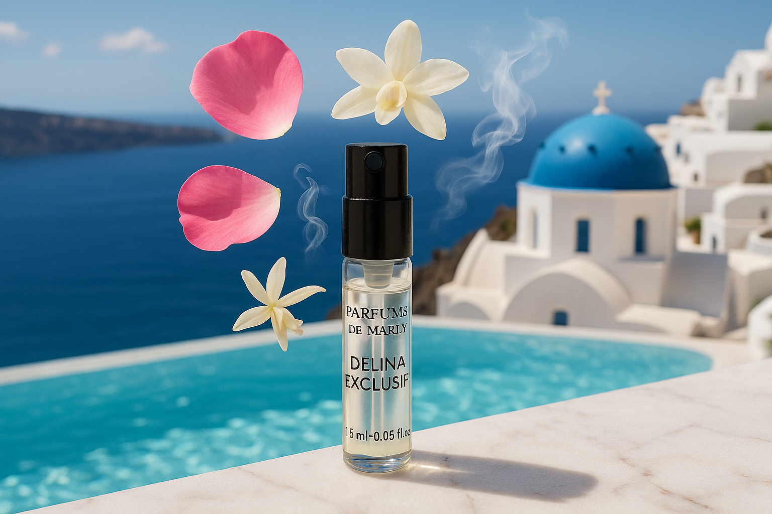 Parfums De Marly Delina Exclusif 공식 향기 샘플 1.5ml 0.05 fl. 온스. 향수 테스터 Parfums De Marly Delina Exclusif 공식 향기 샘플 1.5ml 0.05 fl. 온스. 향수 테스터