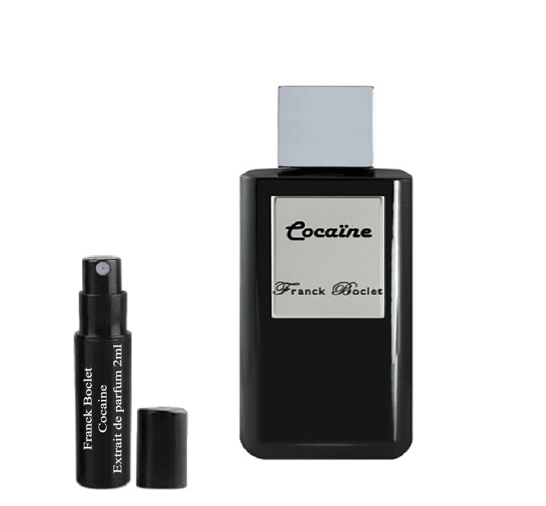 Franck Boclet Cocaine 2ml parfymprov, Franck Boclet Cocaine 2ml parfumeprøve, Franck Boclet Cocaine 2ml parfumstalen, Franck Boclet Cocaine 2ml 향수