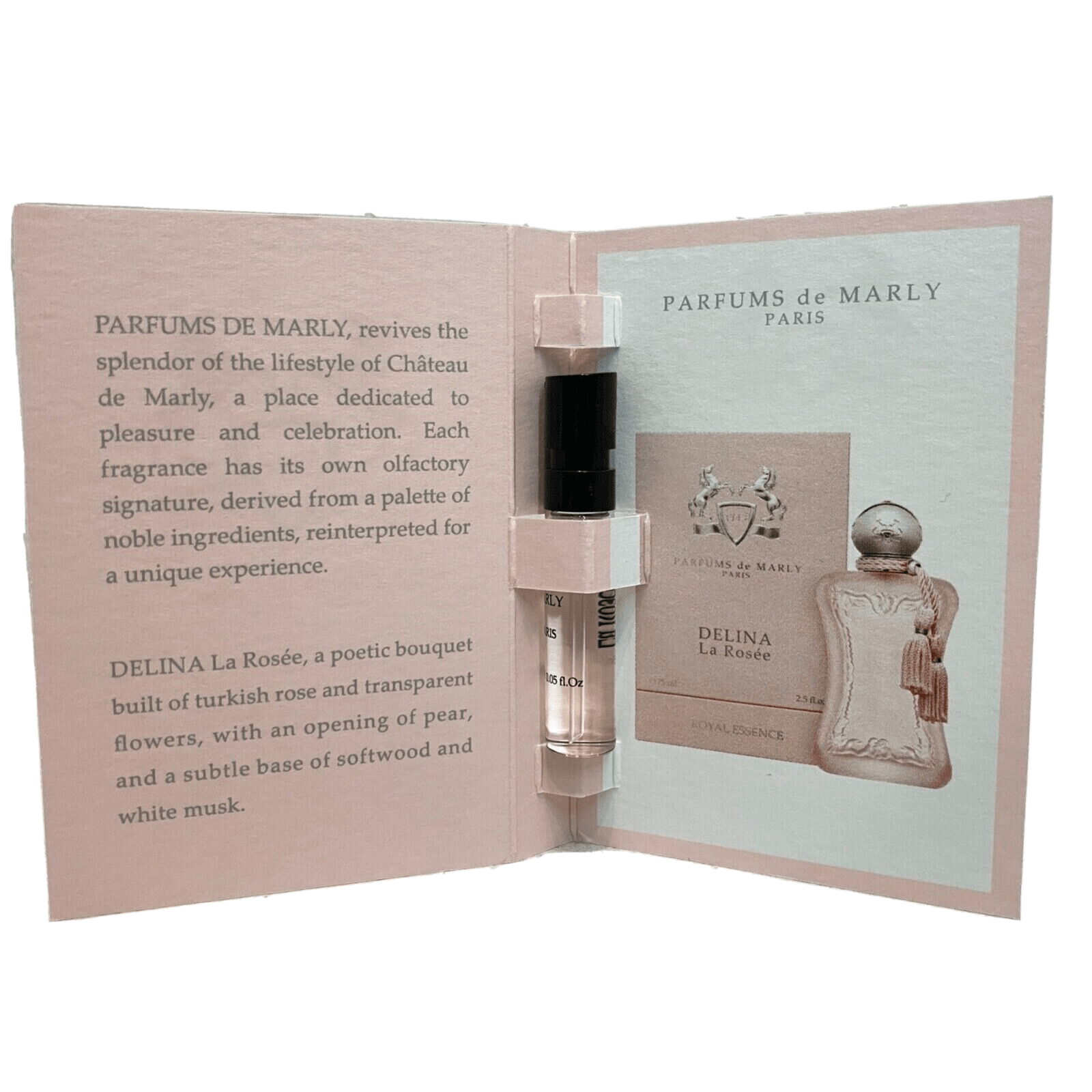 Parfums De Marly Delina La Rosee 공식 향수 샘플 1.5ml 0.05 fl. 온스.