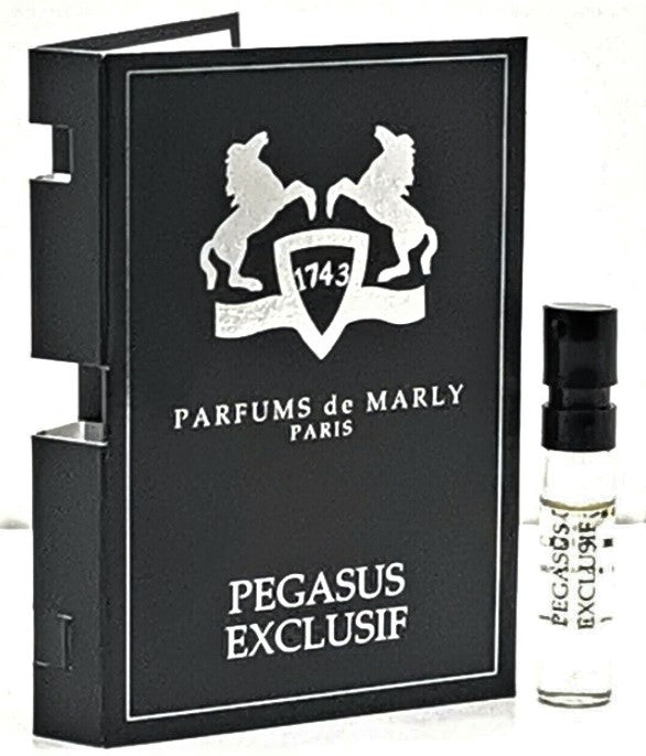 Parfums De Marly Pegasus Exclusif 공식 향수 샘플 1.5ml 0.05 fl. 온스. 향수 테스터 Parfums De Marly Pegasus Exclusif 공식 향수 샘플 1.5ml 0.05 fl. 온스. 향수 테스터