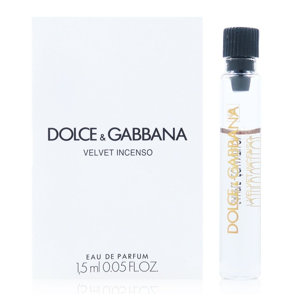 돌체 앤 가바나의 벨벳 인센소 1.5ml 0.05 fl. 온스. 공식 향수 향수, Velvet Incenso By Dolce & Gabbana 1.5ml 0.05 fl. 온스. Virallinen hajuvesinäyte, Velvet Incenso By Dolce & Gabbana 1.5ml 0.05 fl. 온스. oficjalna próbka 향수, Velvet Incenso By Dolce & Gabbana 1.5ml 0.05 fl. 온스