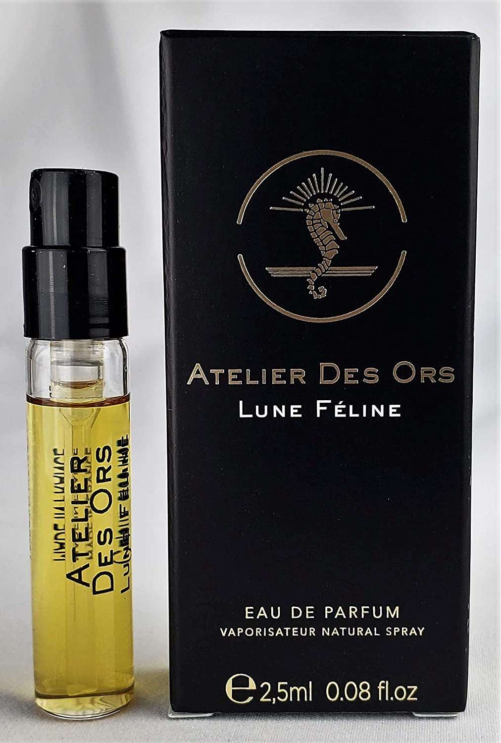 아뜰리에 데 오르스 룬 펠린 2.5ml 0.08 fl. 온스 공식 향수, Atelier Des Ors Lune Feline 2.5ml 0.08 fl. 온스 官方향수样품, Mostră oficială de parfum Atelier Des Ors Lune Feline 2.5ml 0.08 fl. oz., Atelier Des Ors Lune Feline 2.5ml 0.08 fl. 온스 oficiální vzorek parfému, Atelier D