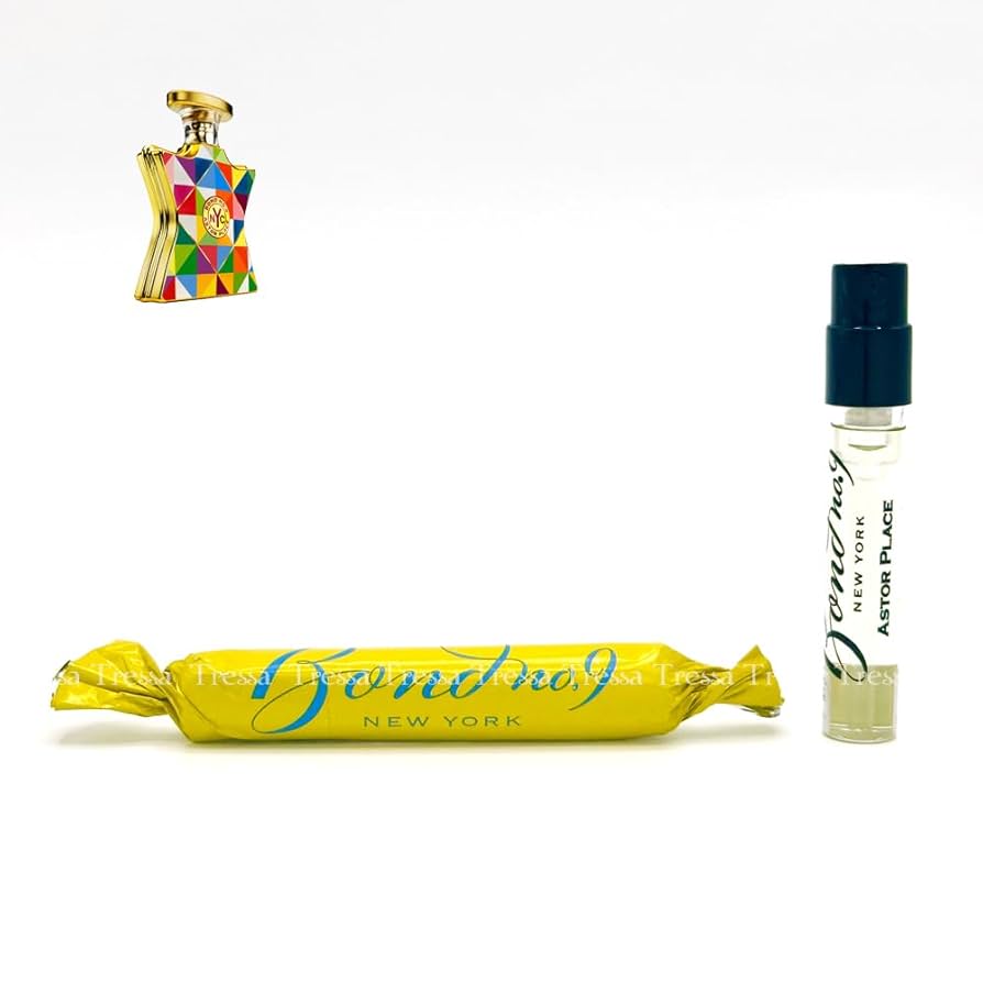 본드 9호 차이나타운 1.7ml 0.6 Fl. 온스. 공식 샘플 향수 테스터