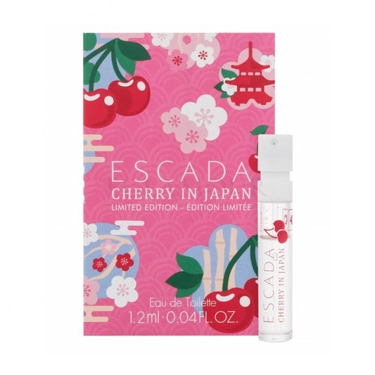 에스카다 체리 일본 한정판 1.2ml 0.04 fl. oz 공식 향수 샘플