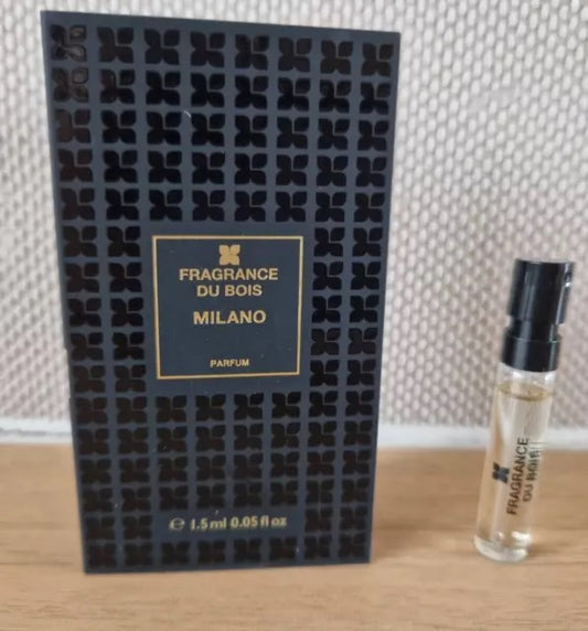 Fragrance Du Bois Milano 1.5ml 공식 향수 샘플 향수 테스터