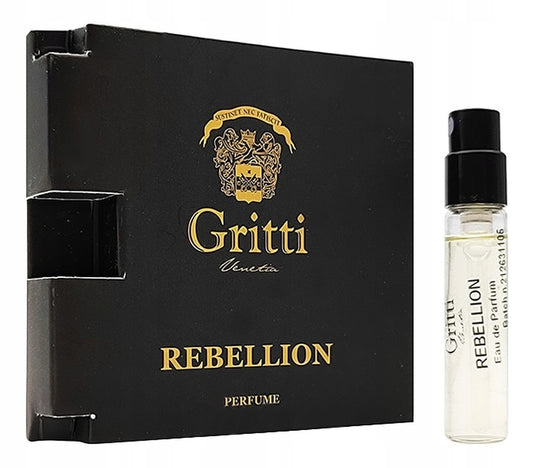 Gritti Rebellion 공식 향수 샘플 2 ml 0.06 fl. oz.