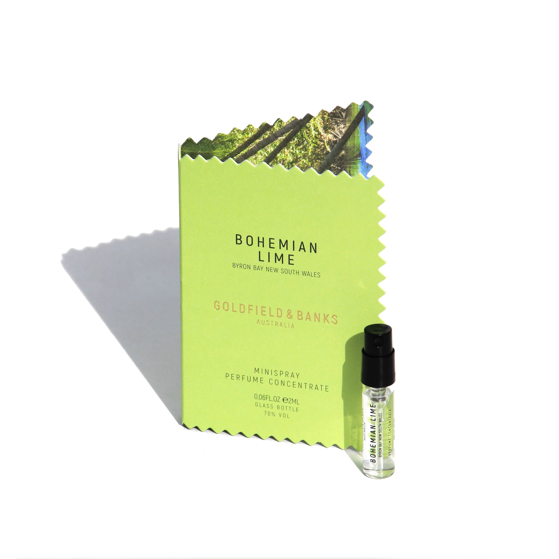 골드필드 앤 뱅크스 오스트레일리아 보헤미안 라임 2ml 0.06 fl. oz. 공식 향수 샘플