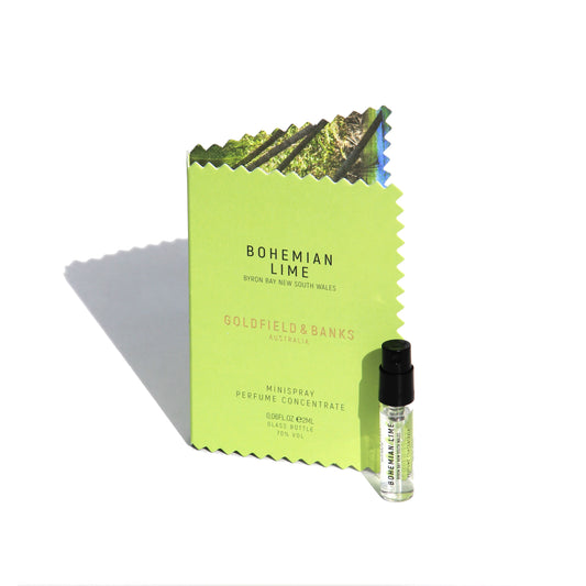 골드필드 앤 뱅크스 오스트레일리아 보헤미안 라임 2ml 0.06 fl. oz. 공식 향수 샘플