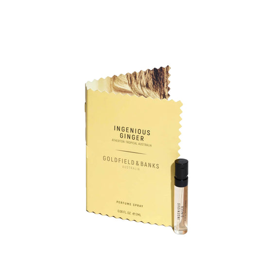 골드필드 앤 뱅크스 오스트레일리아 인지니어스 진저 2ml 0.06 fl. oz. 공식 향수 샘플