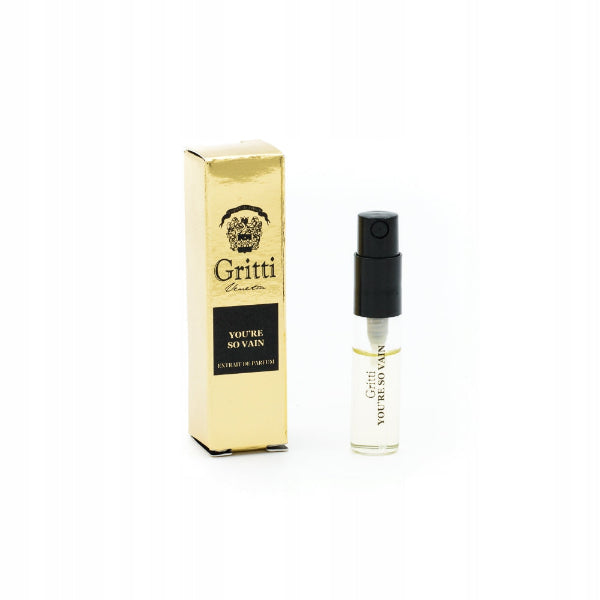 Gritti You're So Vain 공식 향수 샘플 2 ml 0.06 fl. oz.