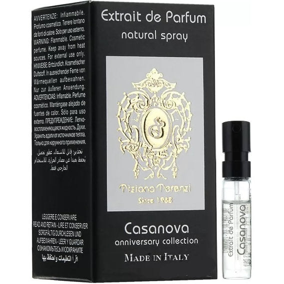TIZIANA TERENZI Casanova Extrait de parfum 0.05 OZ 1.5 ML 공식 향수 샘플