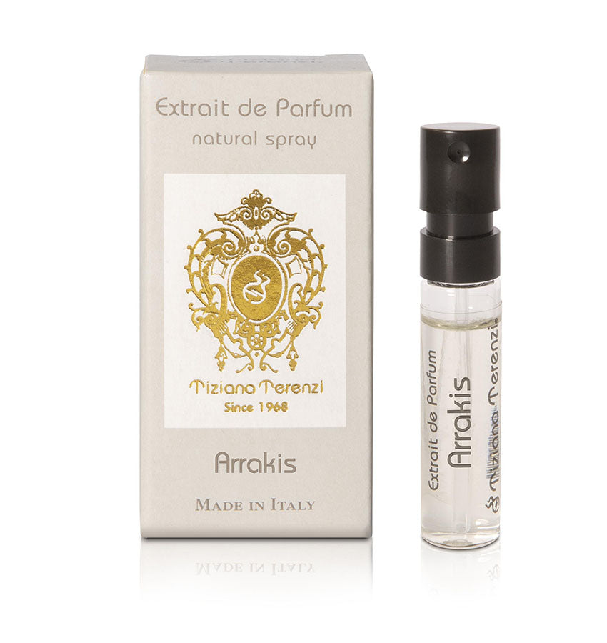 TIZIANA TERENZI Arrakis Extrait de parfum 0.05 OZ 1.5 ML 공식 향수 샘플, TIZIANA TERENZI Arrakis Extrait de parfum 0.05 OZ 1.5 ML campione ufficiale di profumo