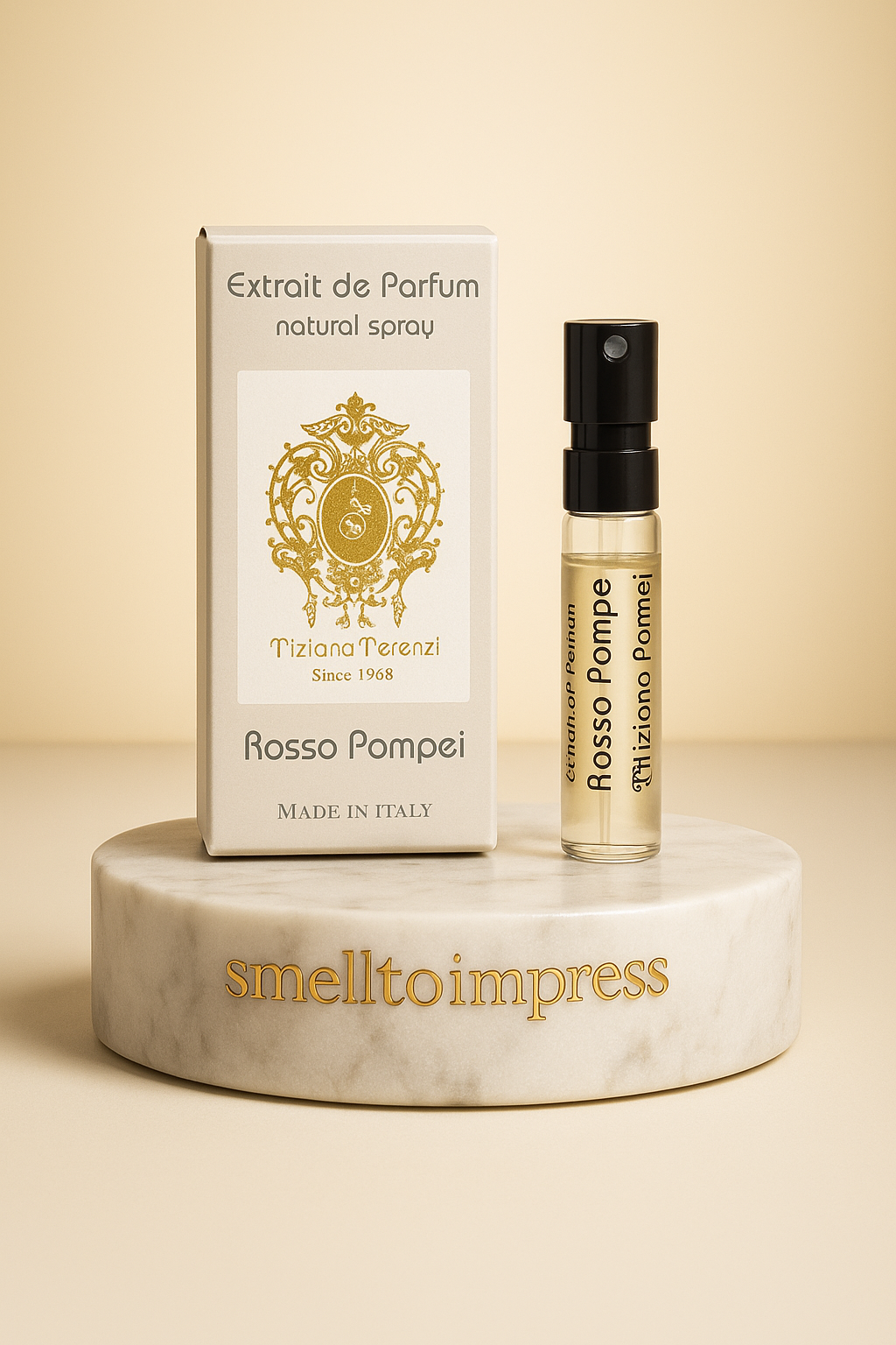 image of TIZIANA TERENZI Luna Collection Rosso Pompei Extrait de parfum 0.05 OZ 1.5 ML official perfume sample