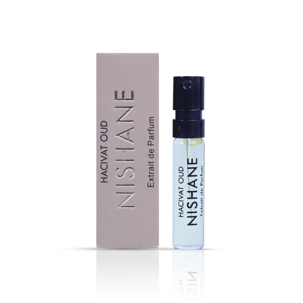 image of Nishane Hacivat Oud 1.5 ML 0.05 fl. oz. official perfume sample