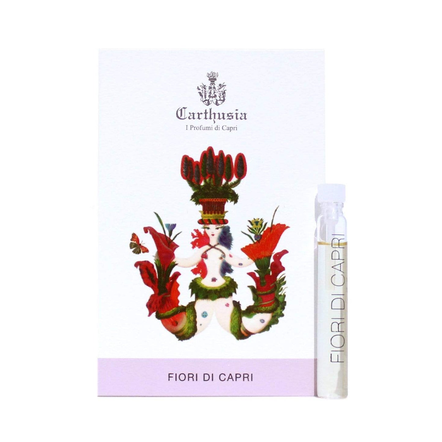 Carthusia Fiori di Capri 크기 2ml 0.06 온스의 공식 향수 샘플.