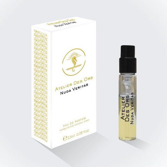 Atelier Des Ors Nuda Veritas 2.5ml 0.08 fl. oz. 공식 향수 샘플