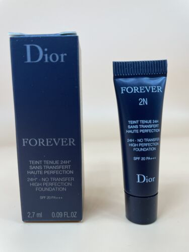 크리스찬 디올 포에버 2N 24H 웨어 하이 퍼펙션 스킨 케어링 파운데이션 2N 뉴트럴 3ml 0.10 fl. oz.