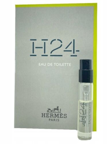 에르메스 H24 2ml 0.06 fl. 온스 공식 향수 샘플 오드뚜왈렛
