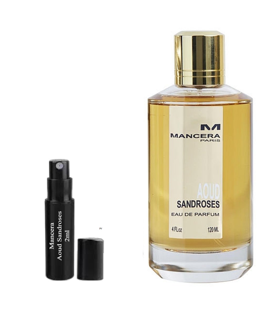 Mancera Aoud Sandroses 2ml parfymprov, Mancera Aoud Sandroses 2ml parfumeprøve, Mancera Aoud Sandroses 2ml parfumstalen, Mancera Aoud Sandroses 2ml muestra de perfume,