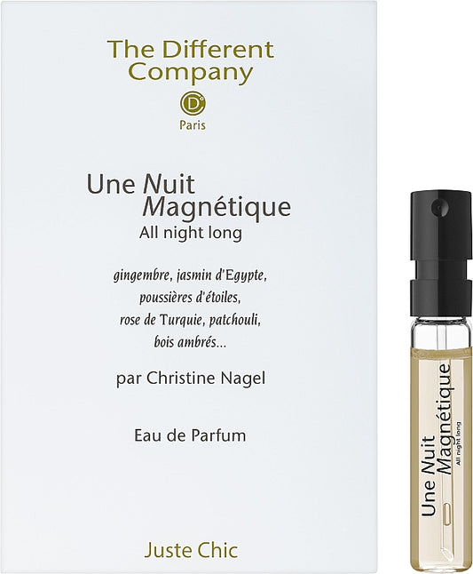 The Different Company Une Nuit Magnetique 2ml 0.06 fl. 온스 공식 향수 샘플