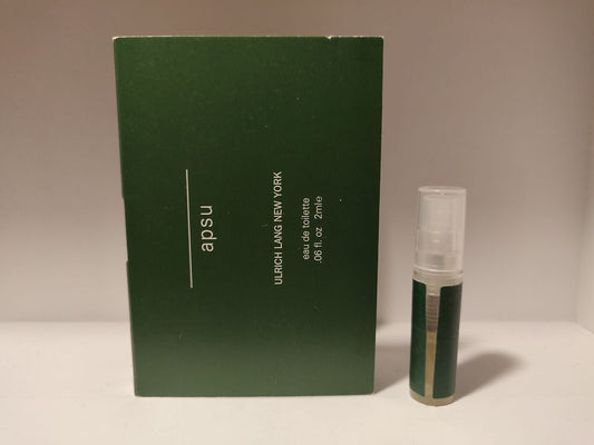 울리히 랑 압수 2ml 0.06 fl. 온스 공식 향수 샘플 향수 테스터